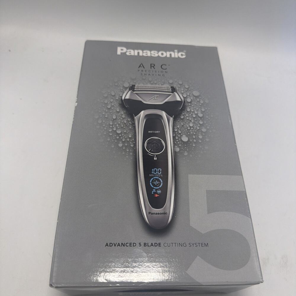 Panasonic LV65S Arc5 Men's 5-Blade Cordless Electric Razor with Shave Sensor